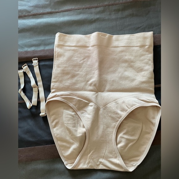 George Other - George High-Waist Shaping Briefs in Cream